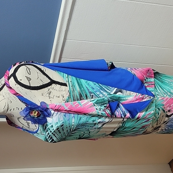 Esperance Paris Multicolored Floral Dress Size small - Picture 4 of 9